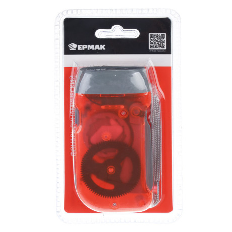 ЕРМАК Фонарик динамический 3 LED, пластик, 50х100х30 мм