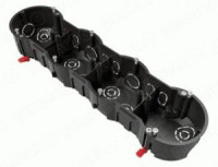 GREENEL Коробка уст. СУ 4-местная 283х70х45мм. для полых стен (33 шт) GE40025