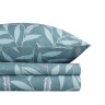 PROVANCE Нэви Комплект постельного белья евро (4 предмета), микросатин, листья