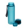 Бутылка спортивная для воды с поильником тм BY SPORT, 600мл, 23x6см, PC, силикон, 4 цвета