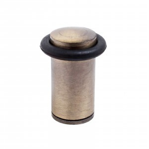 СТАНДАРТ Ограничитель дверной цилиндр 588А-1 AB ст.бронза ЕВРОПАКЕТ (320,40)