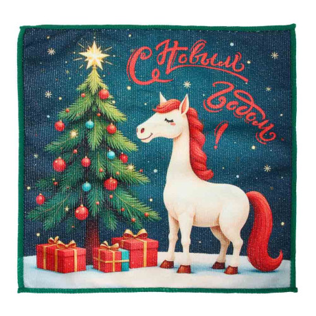 PROVANCE Щелкунчик Салфетка символ года, 30х30см, 100% полиэстер, 6 дизайнов