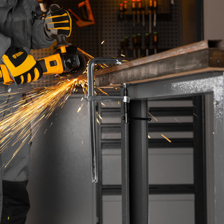 Струбцина F-образная, 120x300мм, кованая Denzel