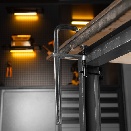 Струбцина F-образная, 120x300мм, кованая Denzel