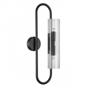 LUMION 6561/2W SUSPENTIONI LN25 черн./прозр./мет./стекло Бра G9 2x20W 220V TORONTO