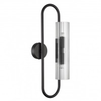 LUMION 6561/2W SUSPENTIONI LN25 черн./прозр./мет./стекло Бра G9 2x20W 220V TORONTO