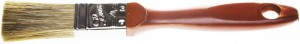 Кисть плоская STAYER "LASUR - LUX", деревянная ручка, смешанная щетина, 25мм (12!!!)