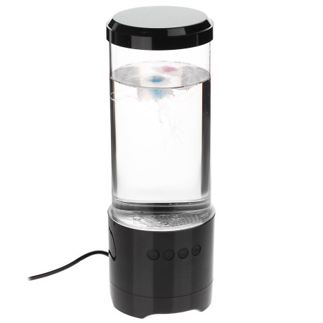 BY Светильник-ночник Медузы, 0.6W, USB/3*AA, D10x28 см, 8 режимов, пластик, черный