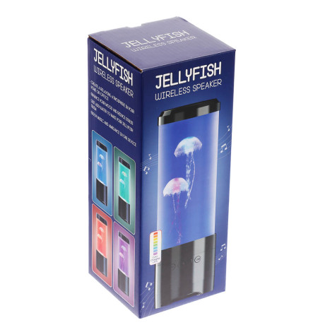 BY Светильник-ночник Медузы, 0.6W, USB/3*AA, D10x28 см, 8 режимов, пластик, черный