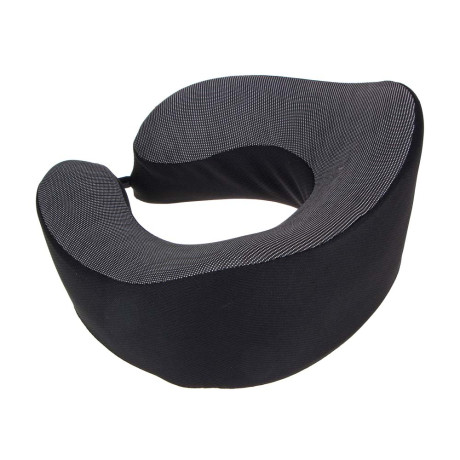 ЕРМАК Подушка для путешествий, u-образная, черная