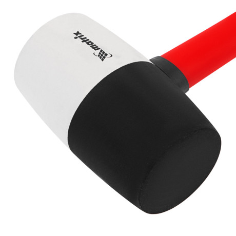 Киянка резиновая, 910 г, черно-белая резина, фибергласовая рукоятка Matrix