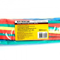 Stekker набор термоусадка трубка 6/3 100см  многоцв ( уп. 50 шт) HST-630-100M 39721