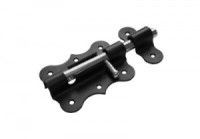 Засов Домарт дверной фигурный ЗДФ-100 черный10)