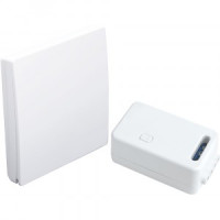 Feron КИНЕТИК Набор: выкл. ОУ 1 кл. беспровод. белый 86x86x14 + контроллер LD100 500W TM181 41126