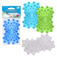 Мыльница &quot;Пузырьки&quot;, прямоуг, 11,5*7,5см (кратность 5шт!!!), пластик МТ76-8 Мультидом