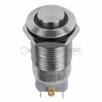 Rexant Кнопка  антивандальная O12 12В Фикс (2с) ON-OFF синяя (A-12-C2),36-3221