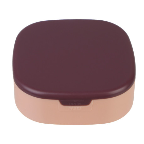 Шкатулка для украшений, 10x10x3 см, пластик, 2 цвета