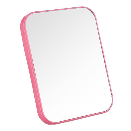 ЮНИLOOK Зеркало настольное, пластик, стекло, 13х18см, 4 цвета, ЗН19-1