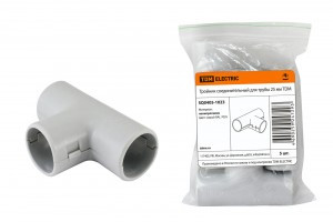 TDM тройник соед. для трубы 25 мм (5шт. в уп., цена за шт.) (5!) SQ0405-1023