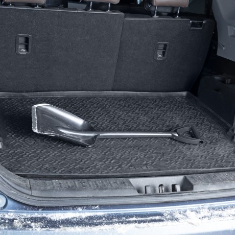 Лопата для уборки снега, полипропилен, 210х260х700 мм, Сибртех