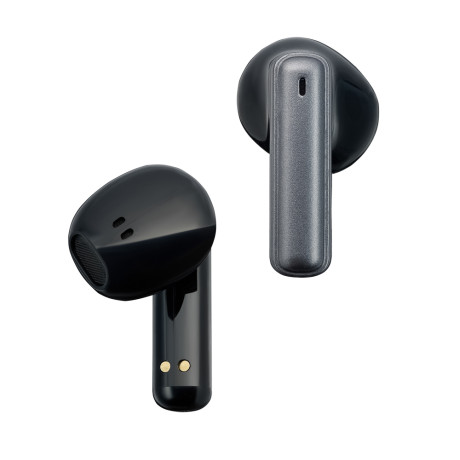 BY Наушники беспроводные TWS Rekme, индикатор заряда, вкладыши, 30/250 мАч, BT5.3, черный