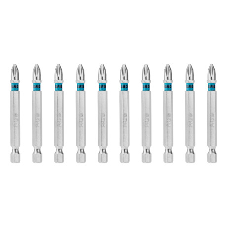 Бита PH2х70мм, сталь S2, шестигр., 10 шт. Gross