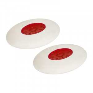 Ластик Attache овальный, с пластиковым держателем, 2 шт.в уп.с европодвесом 886443