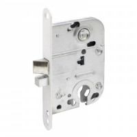 АЛЛЮР Замок врезной б/руч  2018 WW белый B2B б/о (50,10)