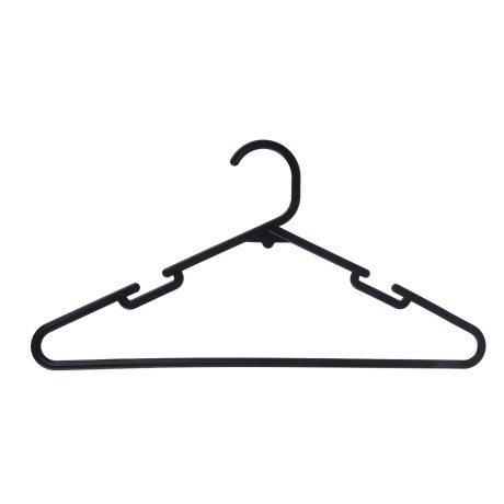 Вешалки для одежды тм VETTA, 5шт, пластик, 39,5х20,5х0,3см, пластик, цвет черный