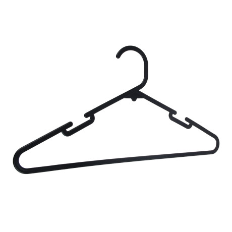 Вешалки для одежды тм VETTA, 5шт, пластик, 39,5х20,5х0,3см, пластик, цвет черный