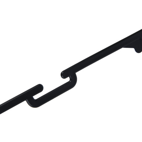 Вешалки для одежды тм VETTA, 5шт, пластик, 39,5х20,5х0,3см, пластик, цвет черный