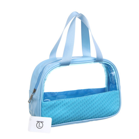 ЮL Косметичка банная с ручками, ПВХ, 24,5х16,5х7см, 3 цвета