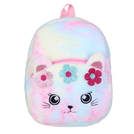 ИГРОЛЕНД Рюкзак детский мягкий "Котёна", 23х29х8 см, полиэстер, металл, 2 вида
