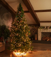 Гирлянда-нить ULD-S5000-500/DGA 500LED теплый белый 50м, 3000К 2К провод зел.IP20 Uniel