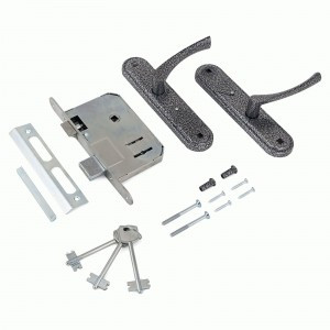 Омега Д-град ЗВ.9.2-01 серебро м/о 67 Замок врезной с/руч (10)