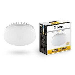 Feron GX53 15W(1220lm) 2700K 2K 24x75 матовая LB-454 25834