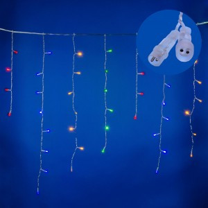 Гирлянда-бахрома ул. св/д мерцание 25м 440 LED провод прозрач ULD-B25006-440/TTK MULTI IP44 Uniel