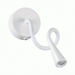 ODEON LIGHT 4255/3WL HIGHTECH ODL21 181 бел./мет. св-к бра IP20 св/д 3W 270lm 3000K 3K 80385 ODDS