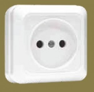 EKF Рим роз. ОУ 1 мест. 10А белый (шторки) ENR10-022-100