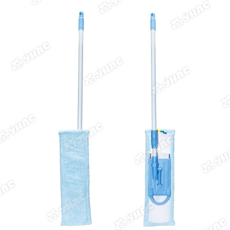 Швабра NA2287 с насадкой микрофибры, металлическое крепление насадки