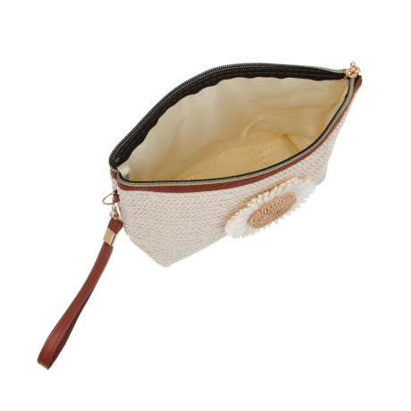 Косметичка трапеция тм ЮL Sunflower, полиэстер, 22х13х7см, 2 цвета