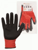 Перчатки полиэфирные &quot;Контакт-Хард&quot;, рельефн латекс покр, 10, 15 кл, 53-54 г, 1 пара,TDM SQ1016-0309