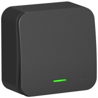 Systeme Electric BLANCA выкл. ОУ 1 кл. 10А антрацит (пл.осн., инд.) BLNVA101106 (5!)