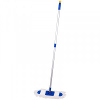 Швабра-рамка, алюм. ручка 75-130см, насадка МОП хлопок (карманы) 40см, OfficeClean Professional