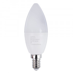FORZA Лампа светодиодная С37 7 Вт, Е14, 560 Лм, 4000 К, 175-265 В, Ra&gt;80, IRF &lt;5%