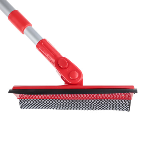 ЕРМАК Щетка телескопическая с губкой и водосгоном, 50-70 см, поворотная рабочая поверхность