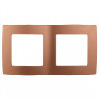 ЭРА 12 рамка СУ 2 мест., медь, 12-5002-14 5204