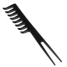 Набор профессиональных расчесок-гребней тм ЮНИLOOK, 10пр., пластик, черный