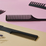 Набор профессиональных расчесок-гребней тм ЮНИLOOK, 10пр., пластик, черный