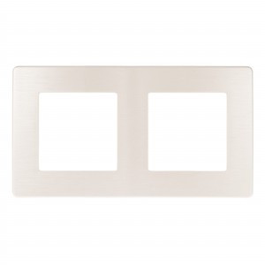 ЭРА 12 рамка СУ 2 мест. САТИН, перламутр 12-5102-15 8519